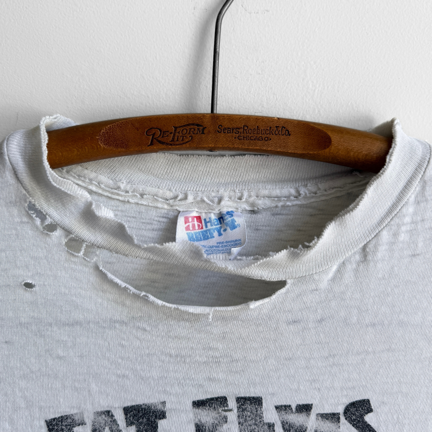 1991 Fat Elvis Fan Club Distressed Tee