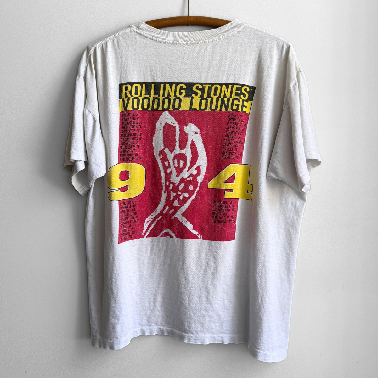 1994 Rolling Stones Voodoo Lounge Tour Tee