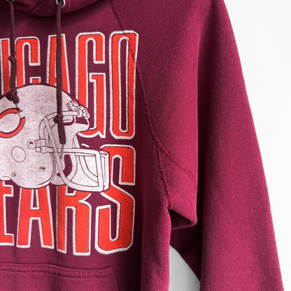 1980s Chicago Bears Team Helmet Hoodie