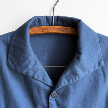 1970s U.S. Navy Blue Pullover Utility Shirt