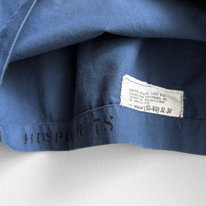 1970s U.S. Navy Blue Pullover Utility Shirt