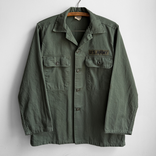 1960s U.S. Army OG 107 Fatigue Shirt