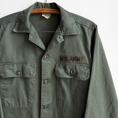 1960s U.S. Army OG 107 Fatigue Shirt