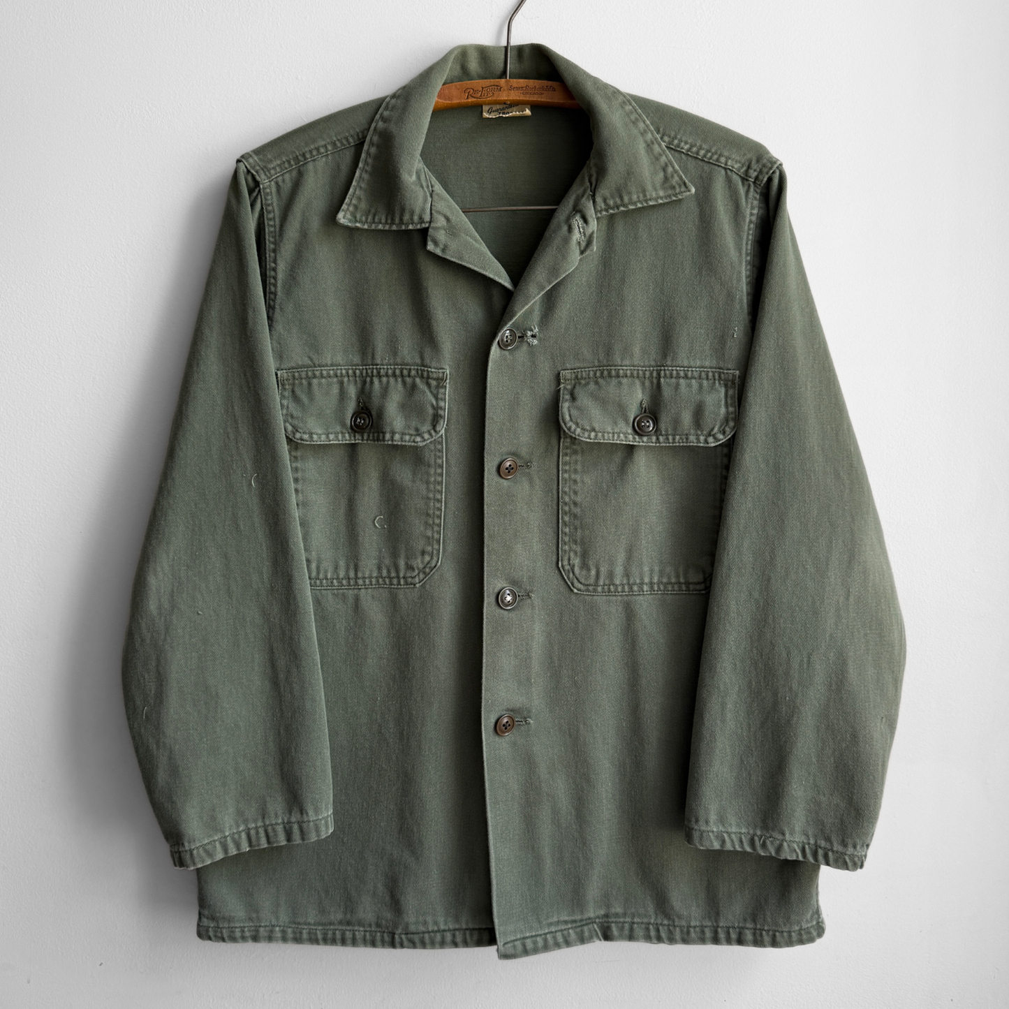 1960s U.S. Army OG 107 Fatigue Shirt