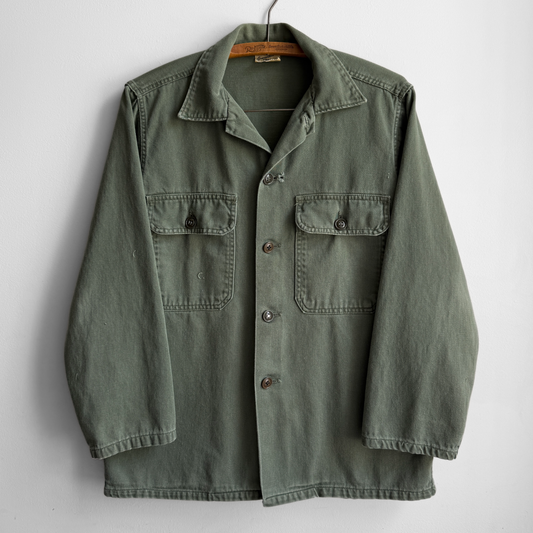1960s U.S. Army OG 107 Fatigue Shirt