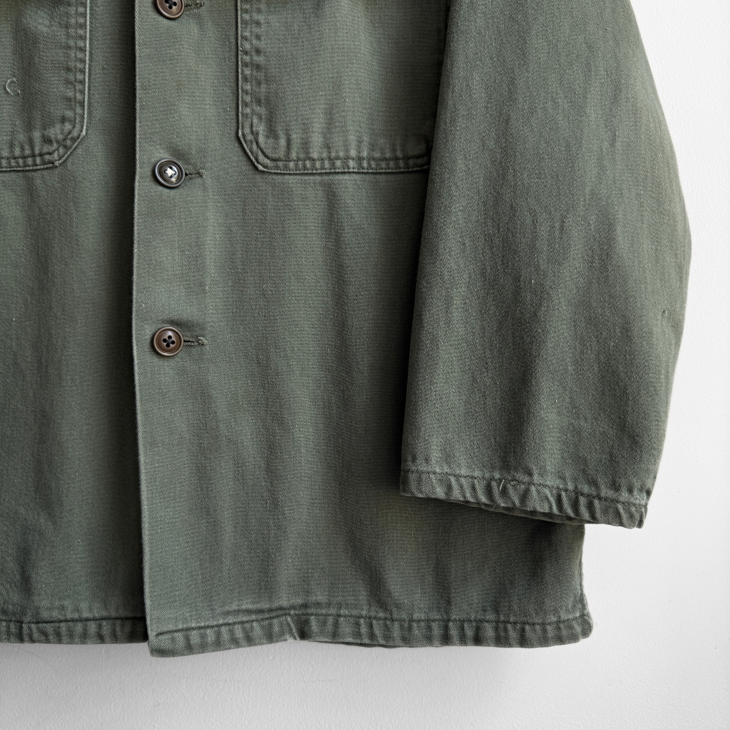 1960s U.S. Army OG 107 Fatigue Shirt