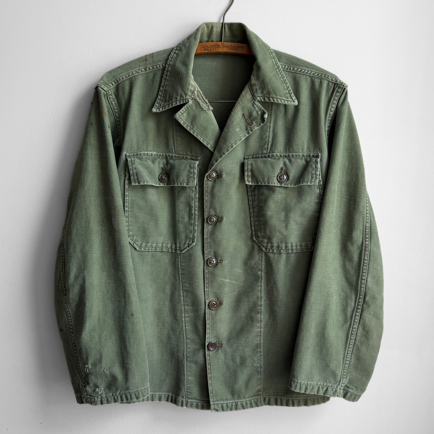 1950s U.S. Army OG 107 Fatigue Shirt