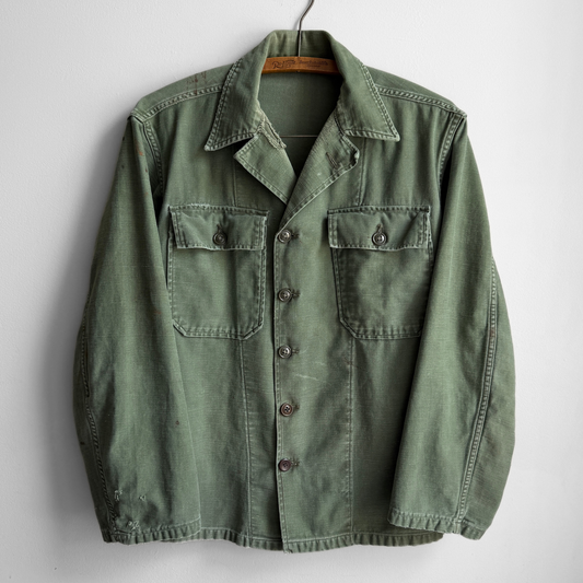 1950s U.S. Army OG 107 Fatigue Shirt