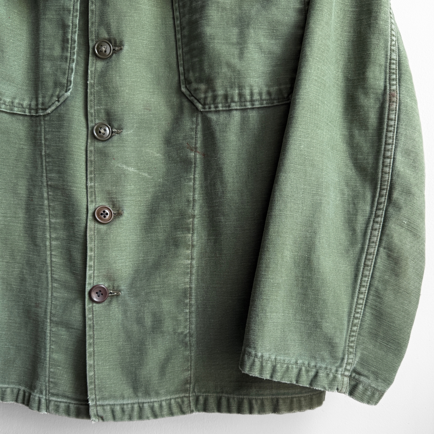 1950s U.S. Army OG 107 Fatigue Shirt