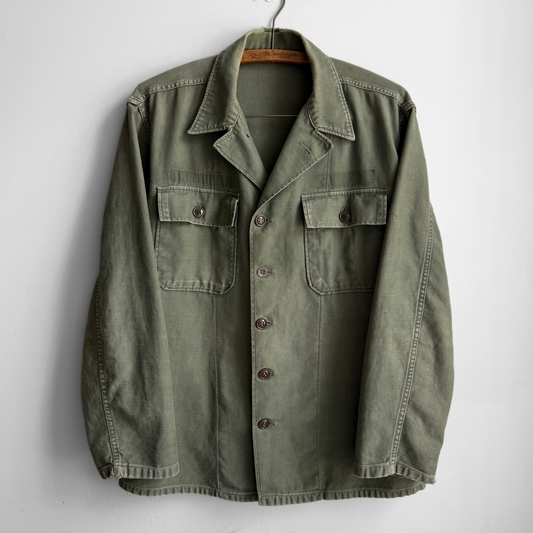 1950s U.S. Army OG 107 Fatigue Shirt