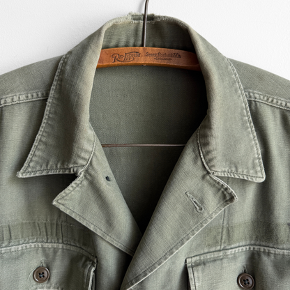 1950s U.S. Army OG 107 Fatigue Shirt
