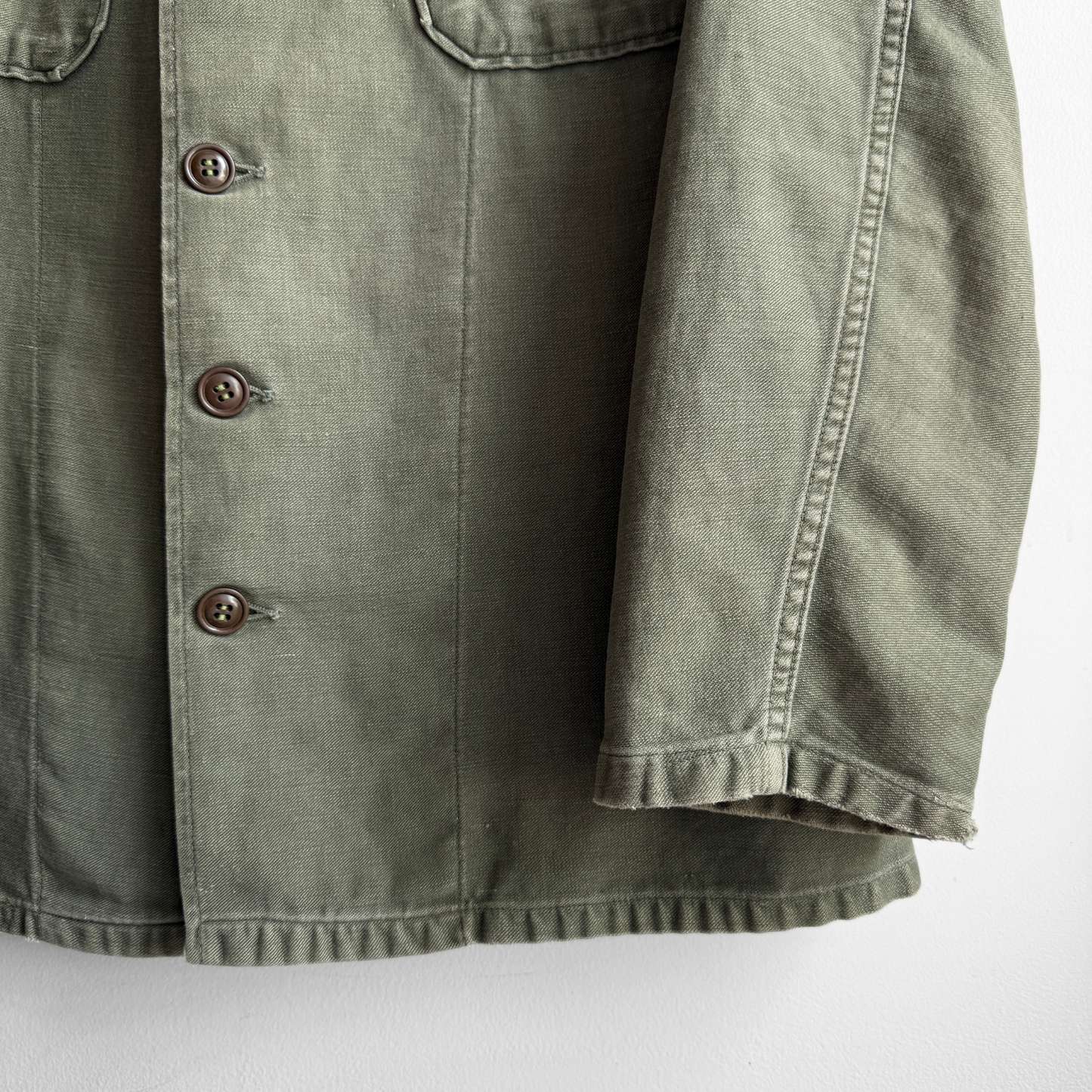 1950s U.S. Army OG 107 Fatigue Shirt
