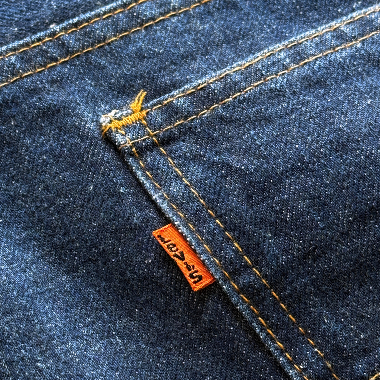 1970s Levi's 646 Orange Tab Jeans (38)