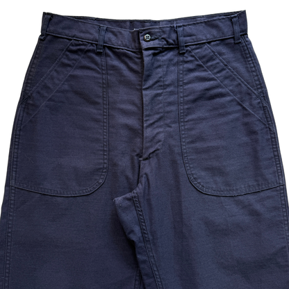 1970s U.S. Navy Dark Blue Utility Pants (30)