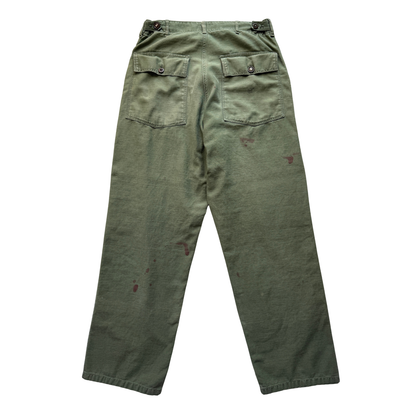 1950s U.S. Army OG 107 Fatigue Pants (32)