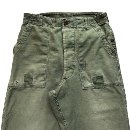1950s U.S. Army OG 107 Fatigue Pants (32)