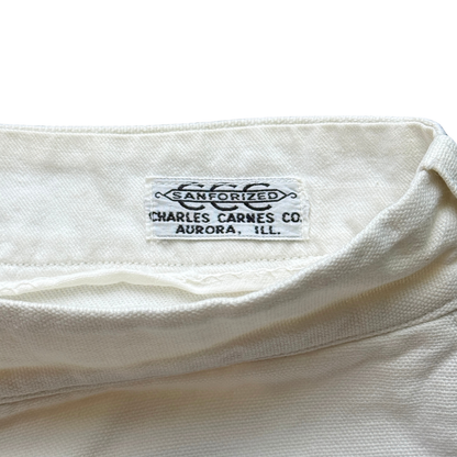 1940s White Sanforized Cotton Work Pants (33)