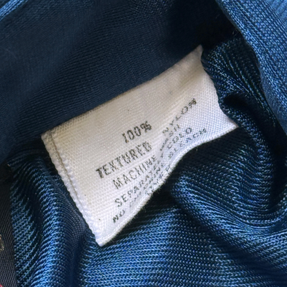 1970s Dark Blue Sport Shirt