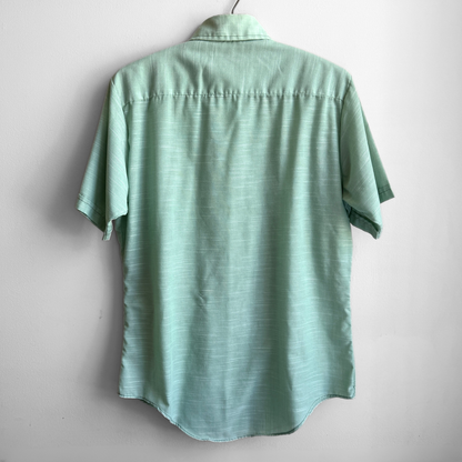 1970s Mint Green Dress Shirt