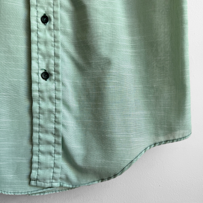 1970s Mint Green Dress Shirt