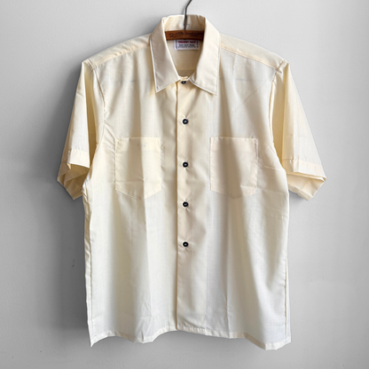 1970s Light Yellow Sport Shirt