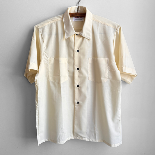 1970s Light Yellow Sport Shirt