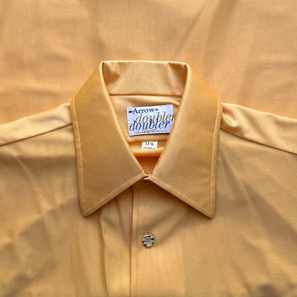 1970s Yellow Qiana Sport Shirt