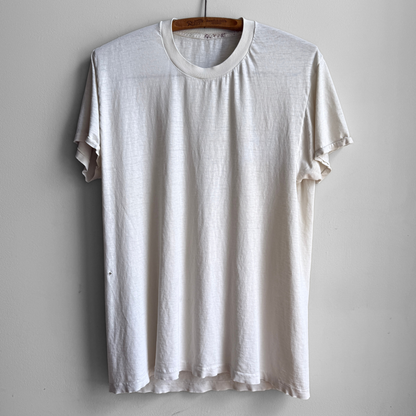 1980s Faded White Undershirt Tee