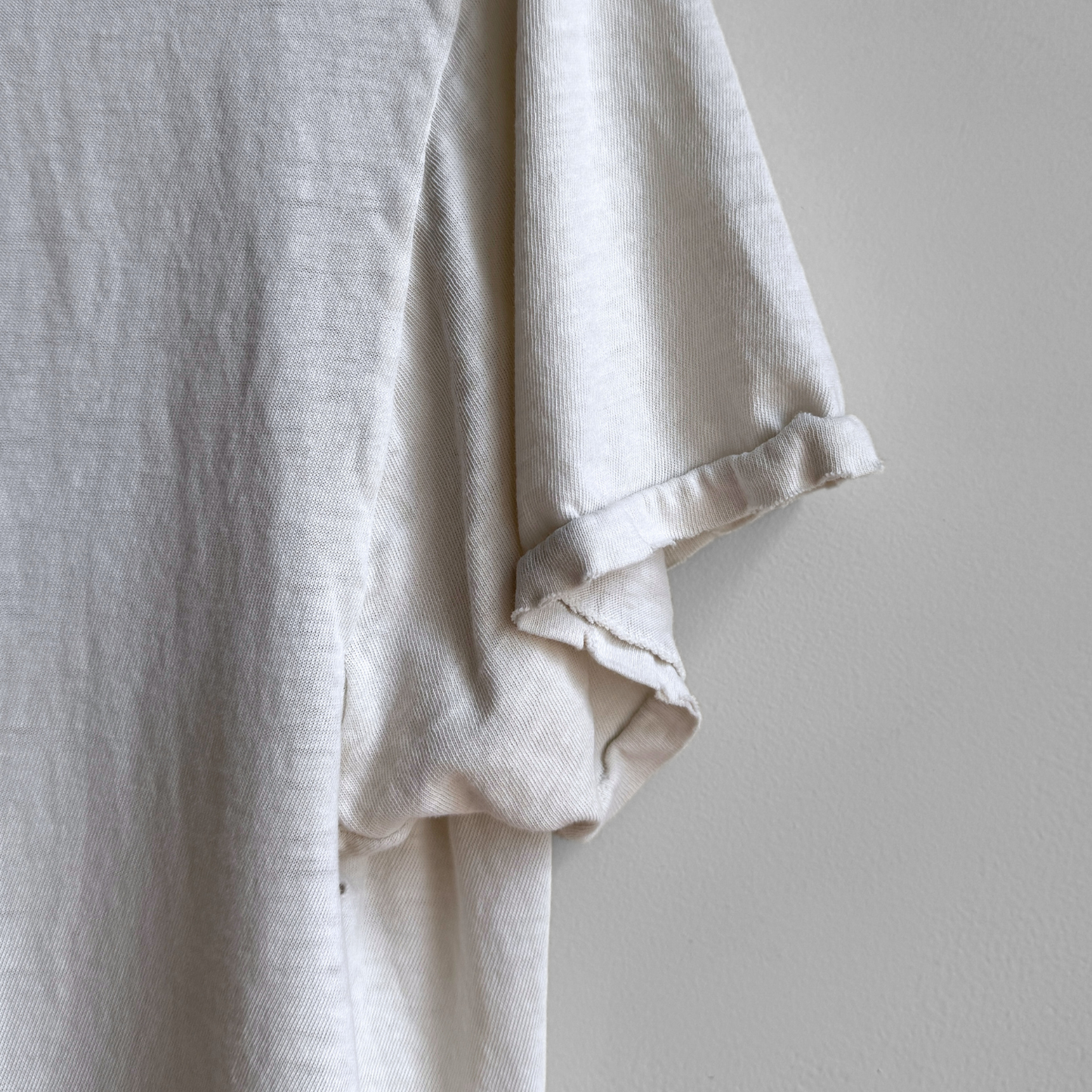 1980s Faded White Undershirt Tee