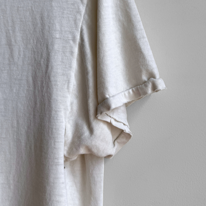 1980s Faded White Undershirt Tee