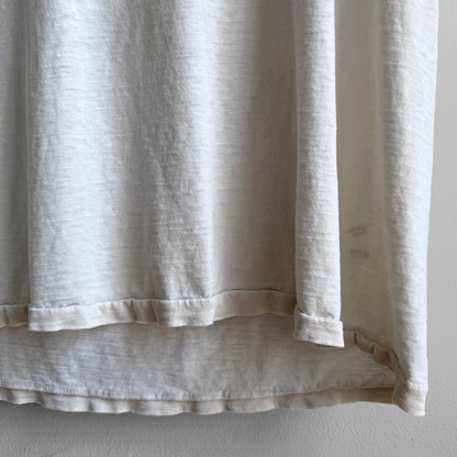 1980s Faded White Undershirt Tee