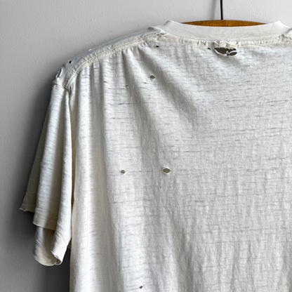 1980s Faded White Undershirt Tee