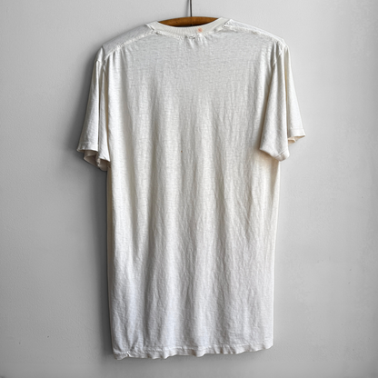 1980s Faded White Undershirt Tee