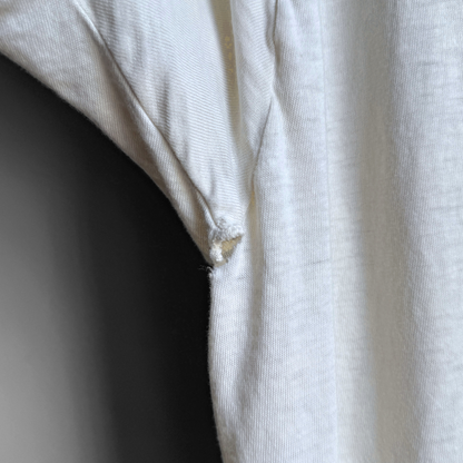 1980s Faded White Undershirt Tee