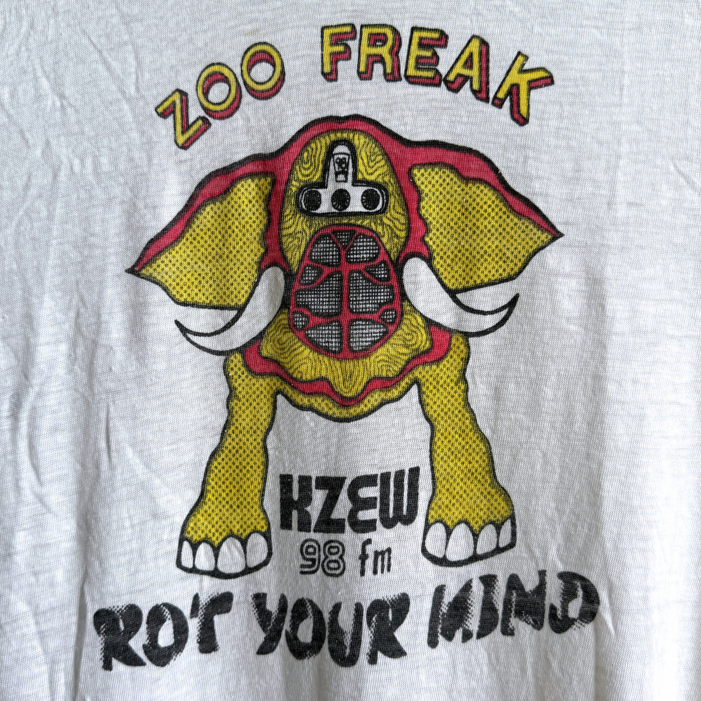1970s Zoo Freak KZEW 98FM Radio Tee