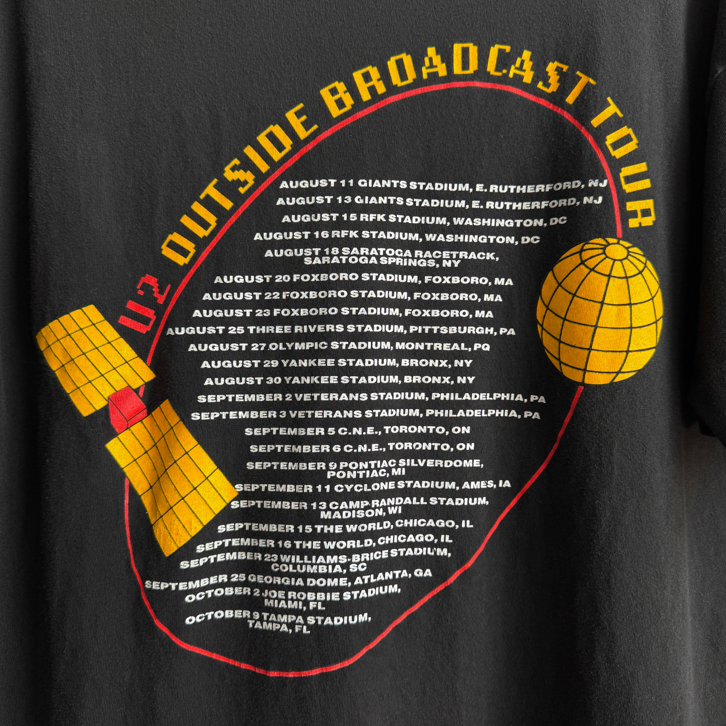 1992 U2 Zoo TV Outside Broadcast Tee
