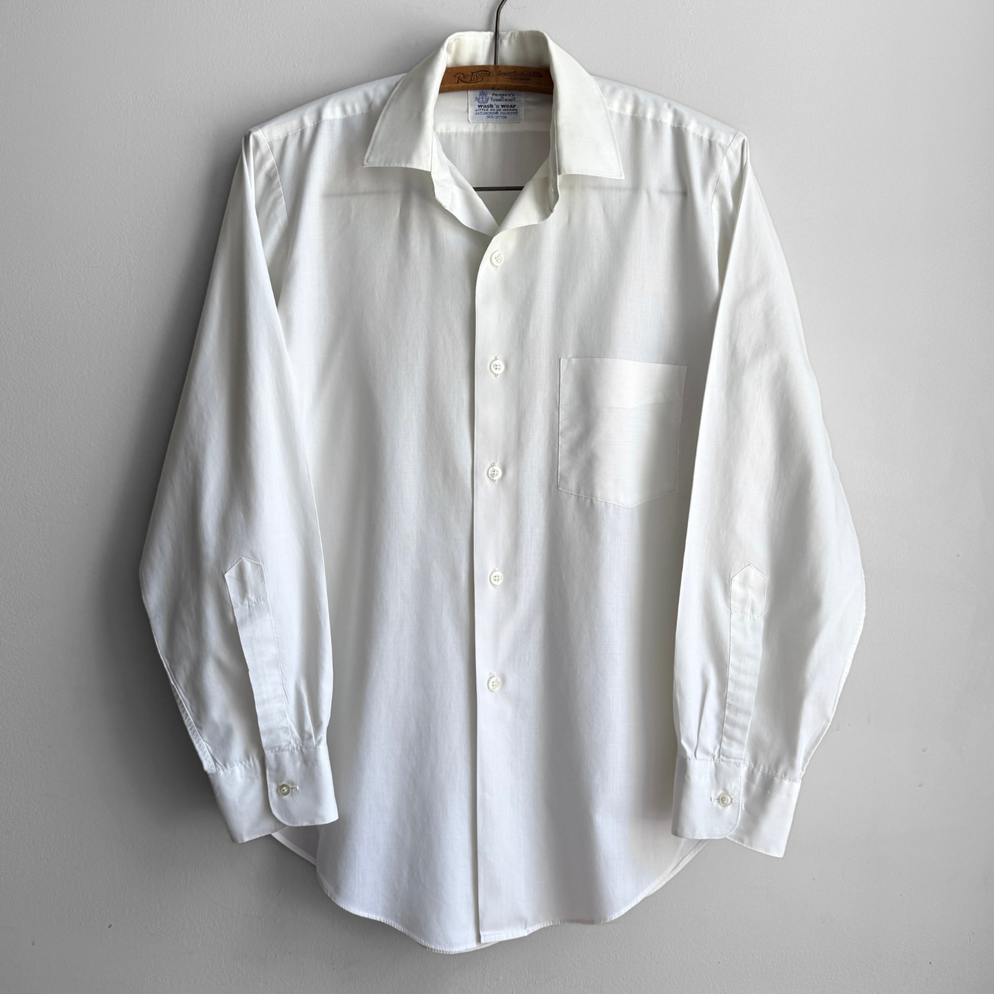 1960s Towncraft White Dress Shirt