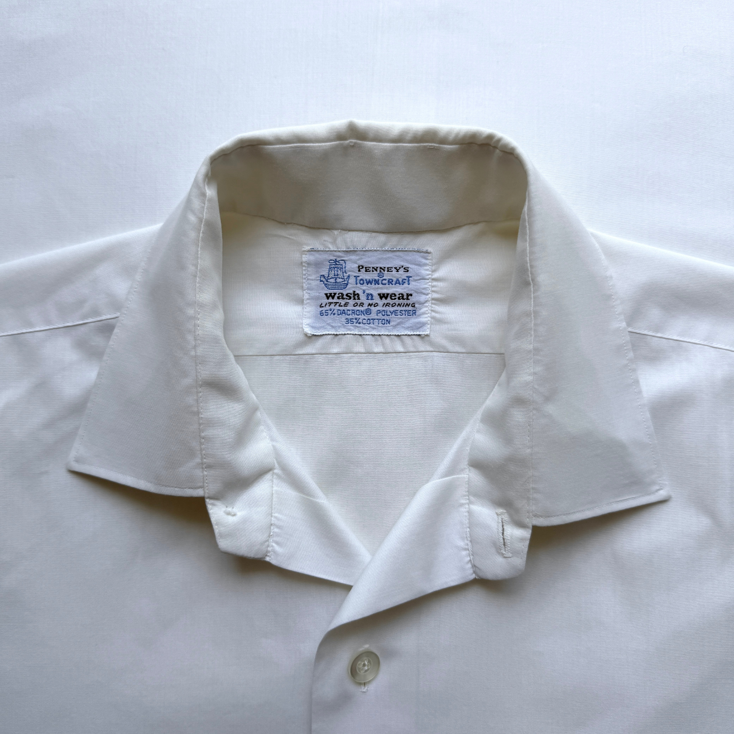 1960s Towncraft White Dress Shirt