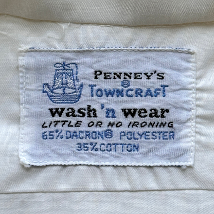 1960s Towncraft White Dress Shirt
