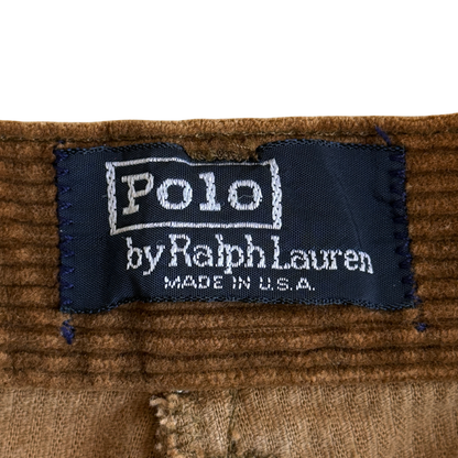 1990s Dark Brown Corduroy Chino Pants