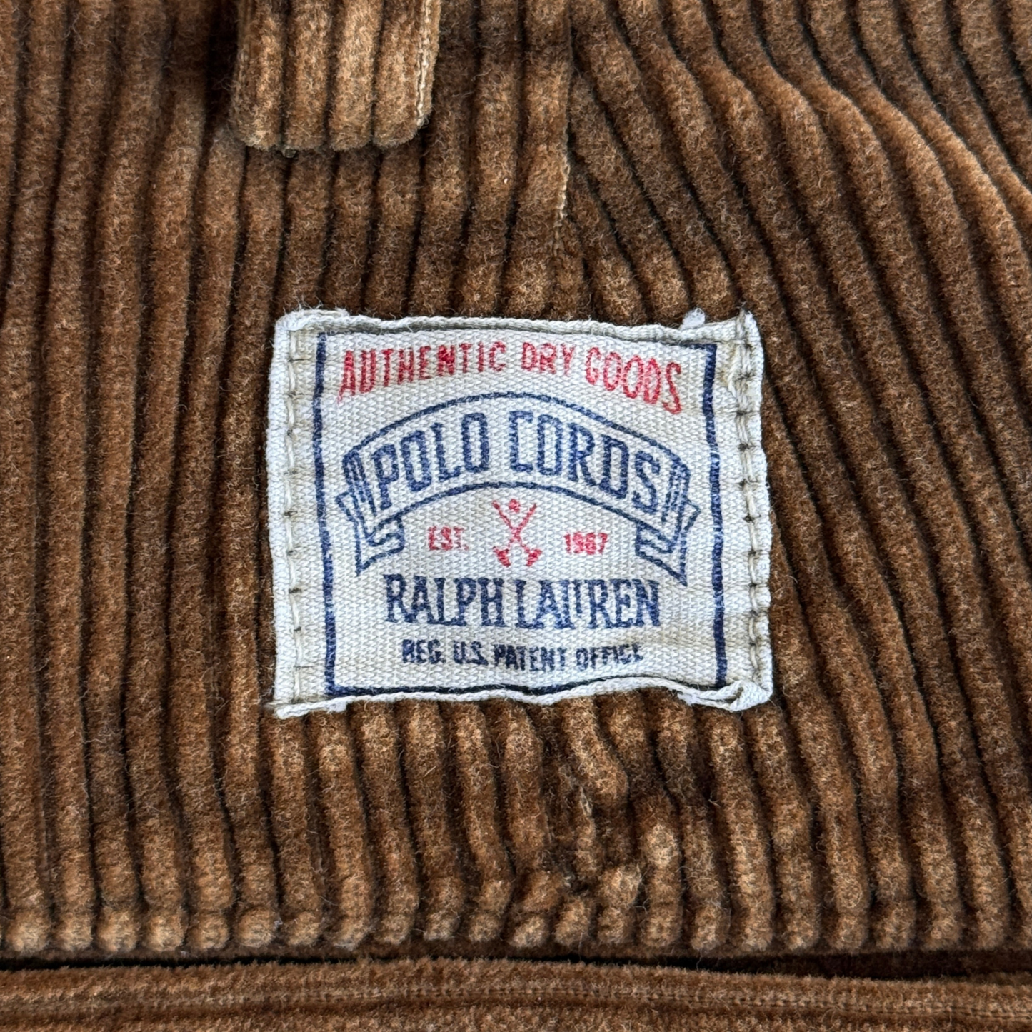 1990s Dark Brown Corduroy Chino Pants