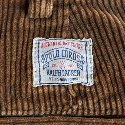 1990s Dark Brown Corduroy Chino Pants
