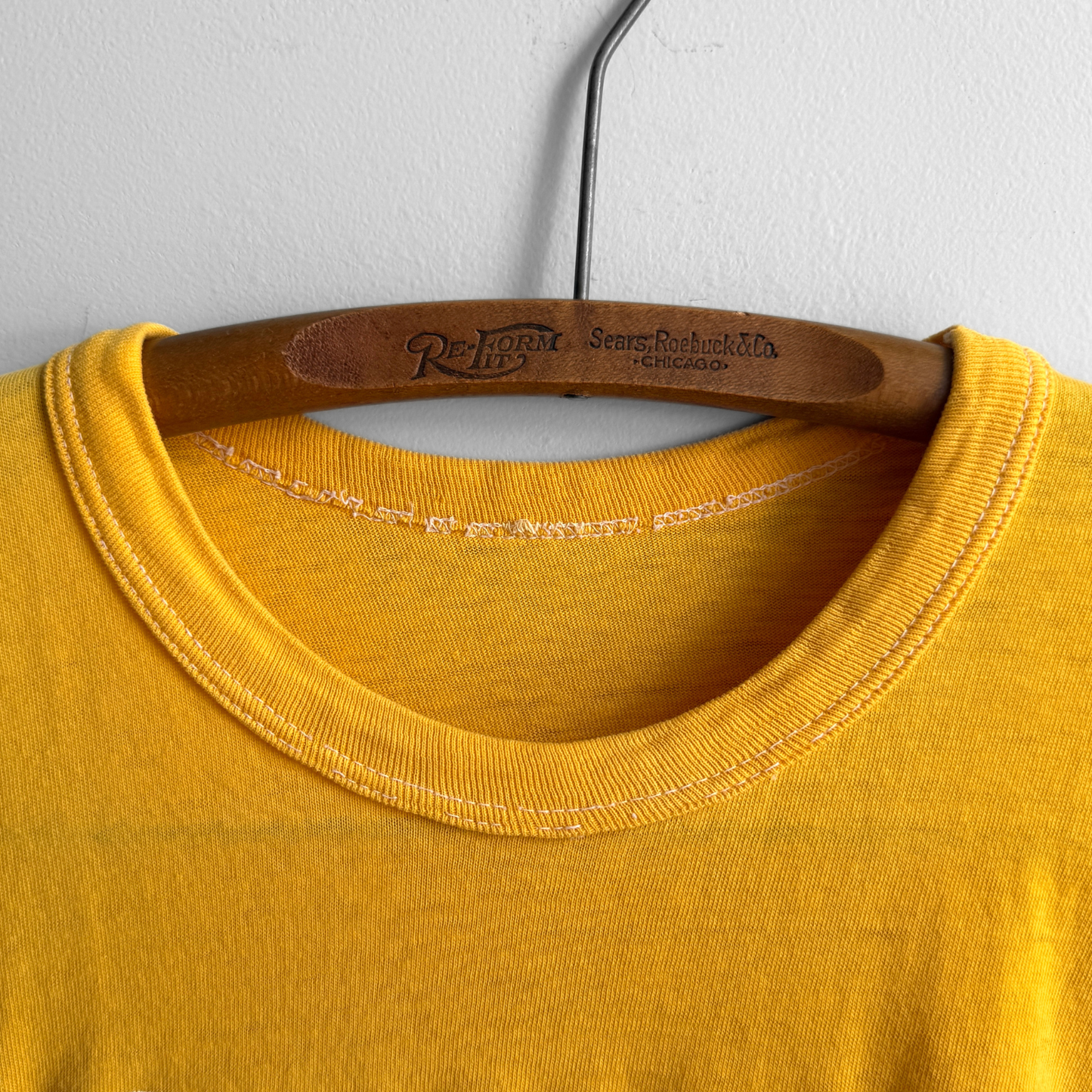 1960s Tri Sigma Sorority Yellow Tee