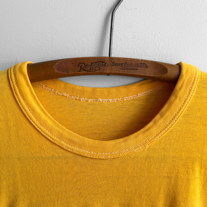1960s Tri Sigma Sorority Yellow Tee