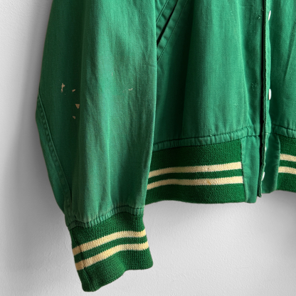 1972 CYO Softball Green Bomber Jacket