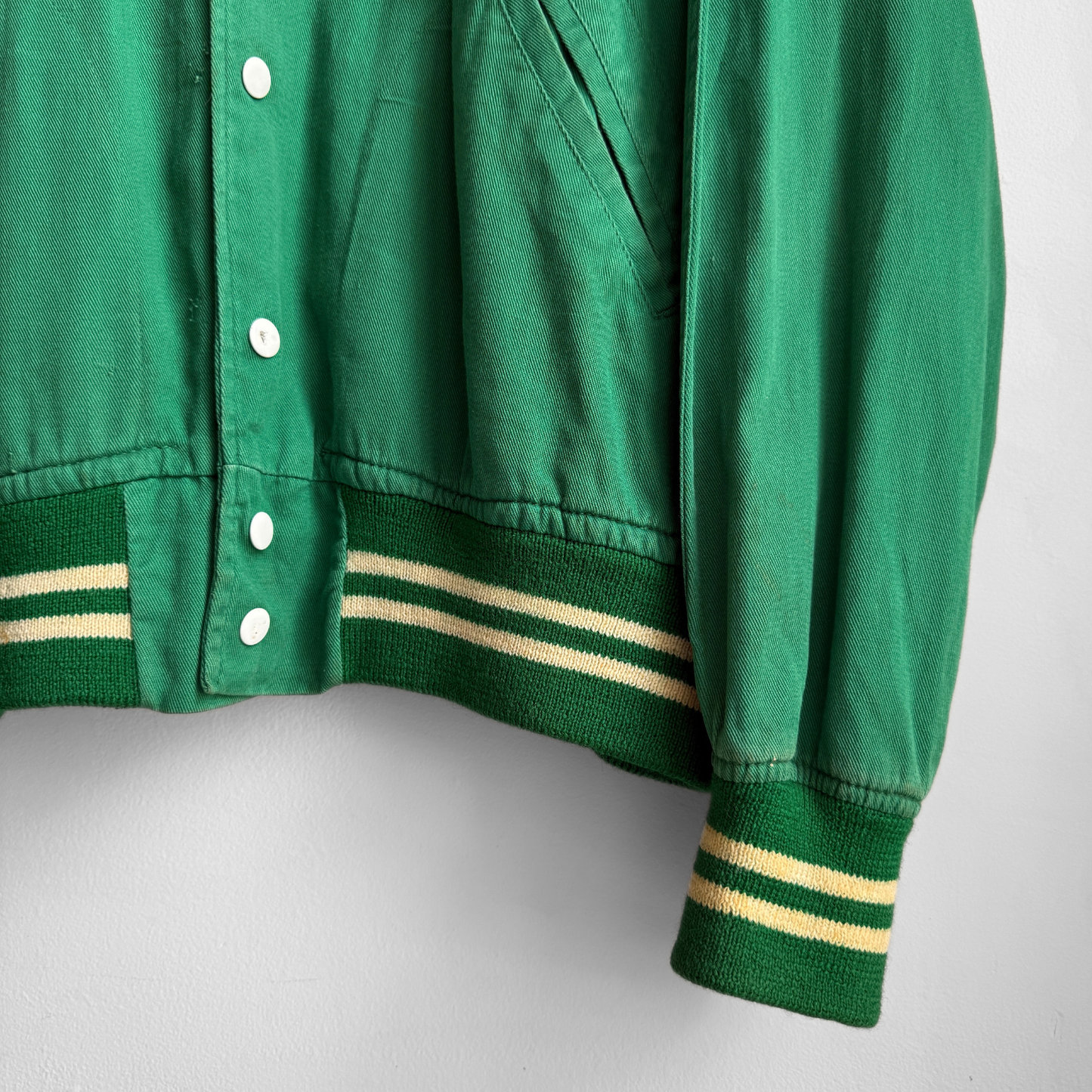 1972 CYO Softball Green Bomber Jacket