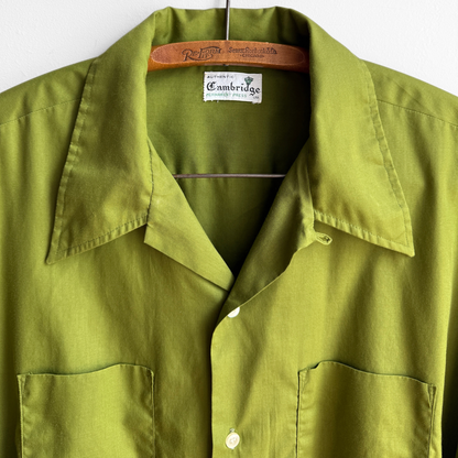 1960s Mod Green Sport Shirt
