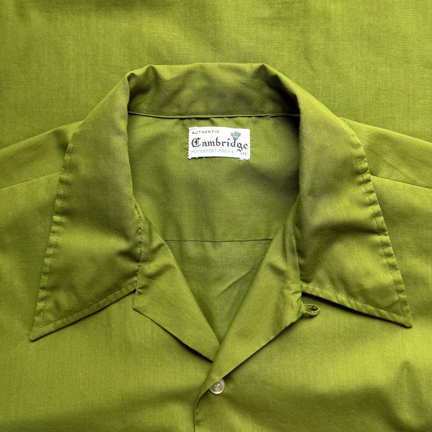 1960s Mod Green Sport Shirt