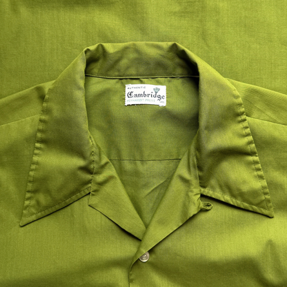 1960s Mod Green Sport Shirt