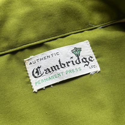 1960s Mod Green Sport Shirt